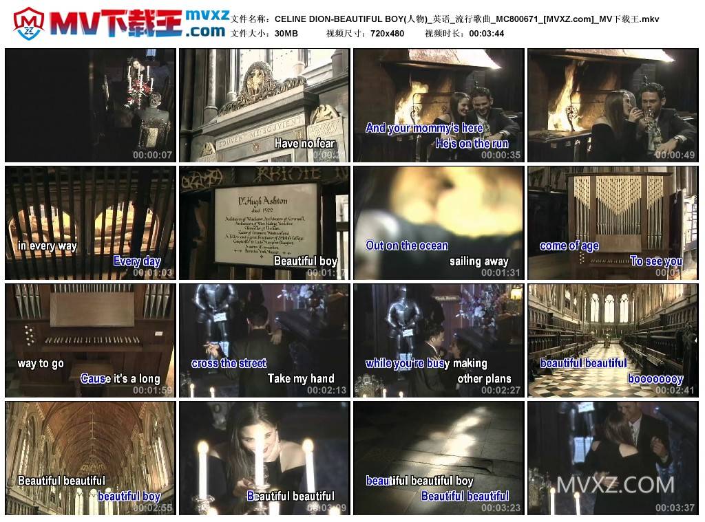 CELINE DION-BEAUTIFUL BOY(人物)_英语_流行歌曲_MC800671